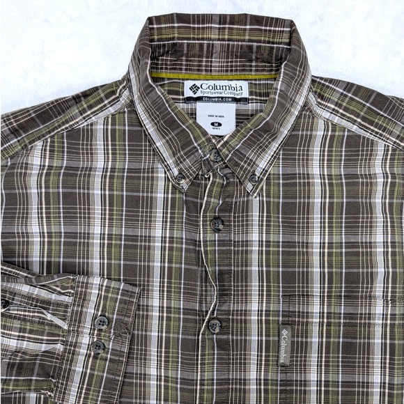 Columbia Other - Columbia Sportswear Mens‎ Plaid Button Down Shirt Long Sleeve Casual Size Medium
